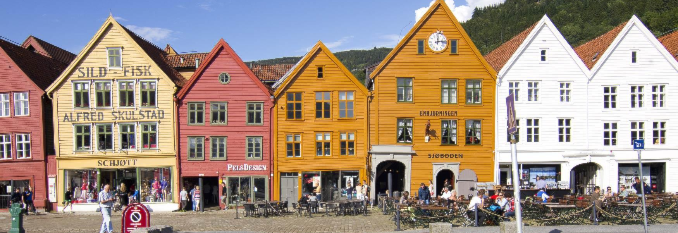 Liten tur og kaffe/is på Bryggen